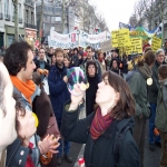 Manifestation contre le nuclaire  Paris le 17 janvier 2003 photo n58 